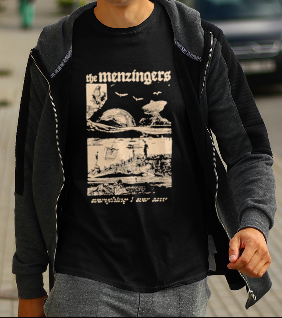 The Menzingers Landscape Metaphor Cities Wander Songs T-Shirt