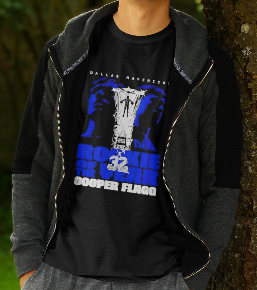 Dallas Mavericks Rookie Of The Year 2026 Cooper Flagg 32 T-Shirt