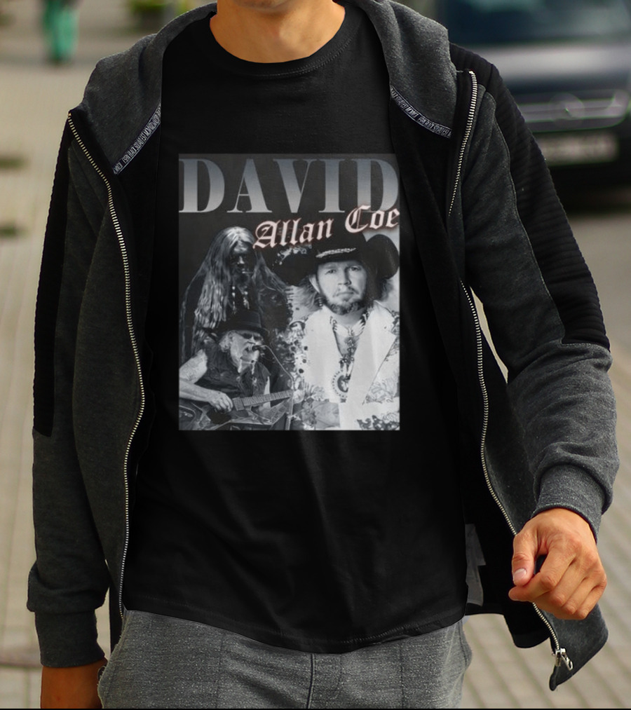 David Allan Coe Iconic Country Music Legend Images T-Shirt