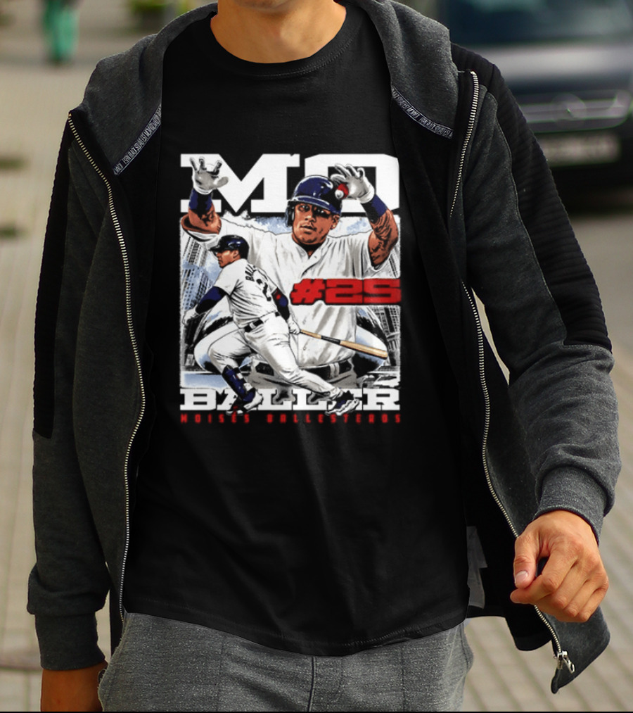 Moises Ballesteros Chicago Cubs MLB 2026 MD T-Shirt