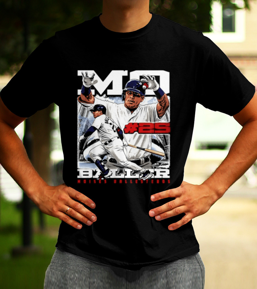 Moises Ballesteros Chicago Cubs MLB 2026 MD T-Shirt