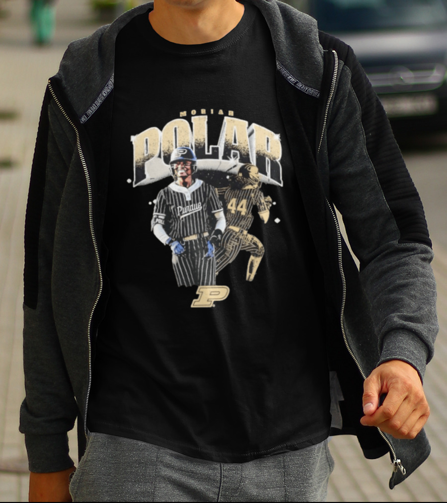 Moriah Polar Purdue Softball Player 44 Baseball Uniform T-Shirt