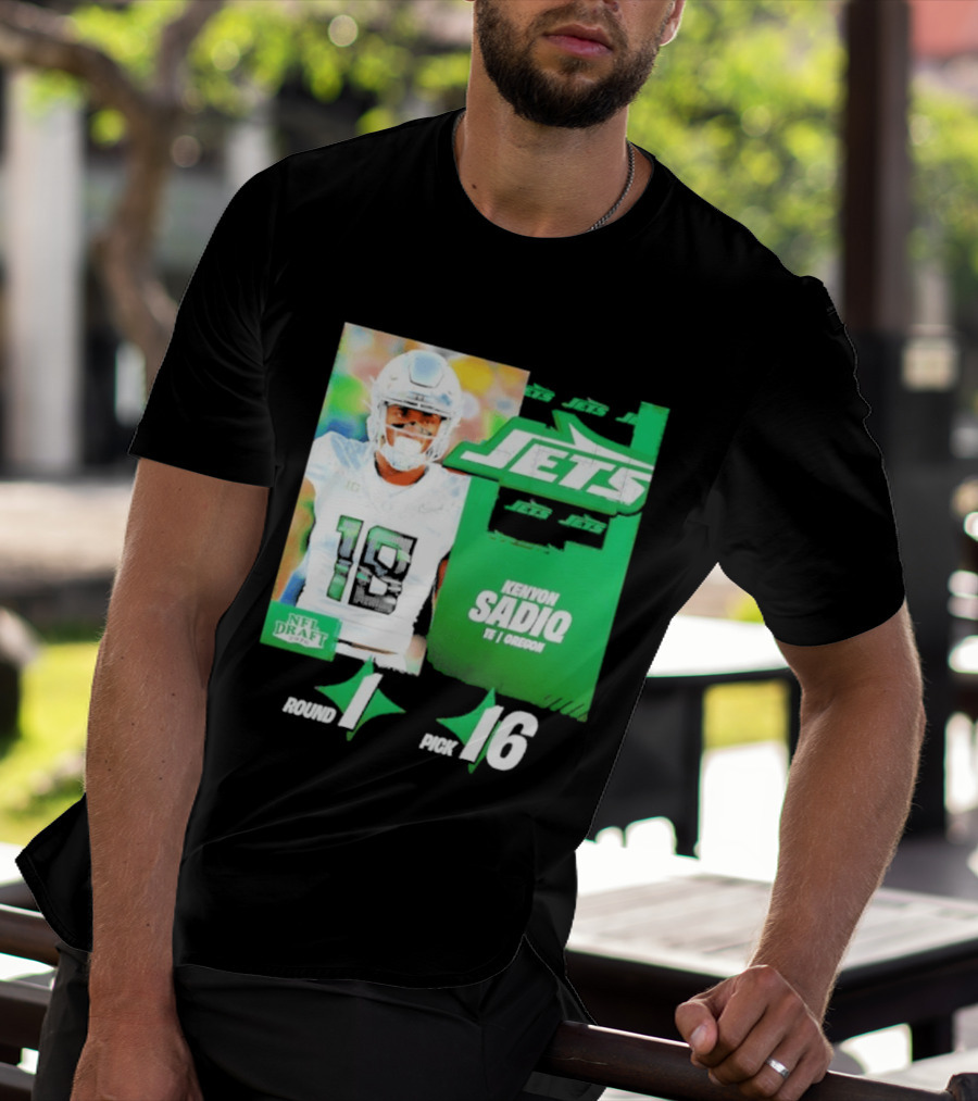 New York Jets Draft Kenyon Sadiq Pick 16 Round 1 2026 NFL Draft T-Shirt