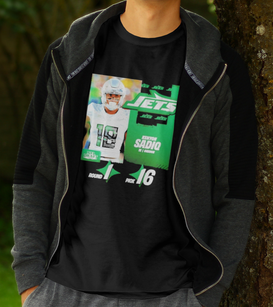New York Jets Draft Kenyon Sadiq Pick 16 Round 1 2026 NFL Draft T-Shirt