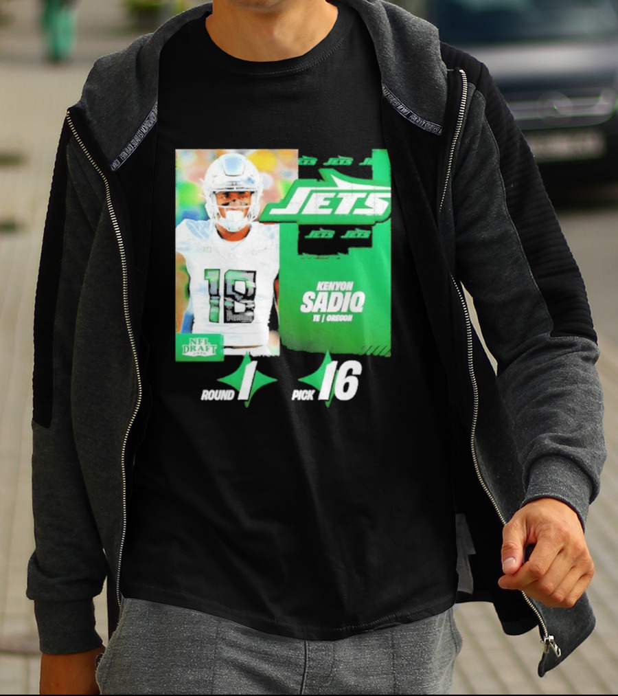 New York Jets Draft Kenyon Sadiq Pick 16 Round 1 2026 NFL Draft T-Shirt
