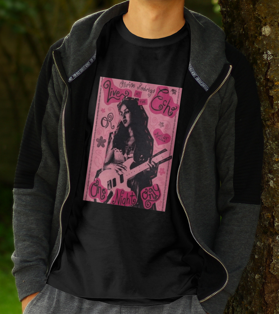 Olivia Rodrigo Live At The Echo April 24 2026 One Night Only T-Shirt