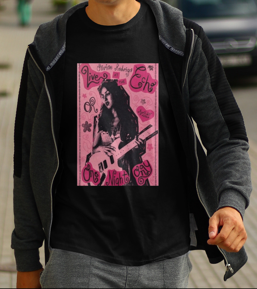 Olivia Rodrigo Live At The Echo April 24 2026 One Night Only T-Shirt