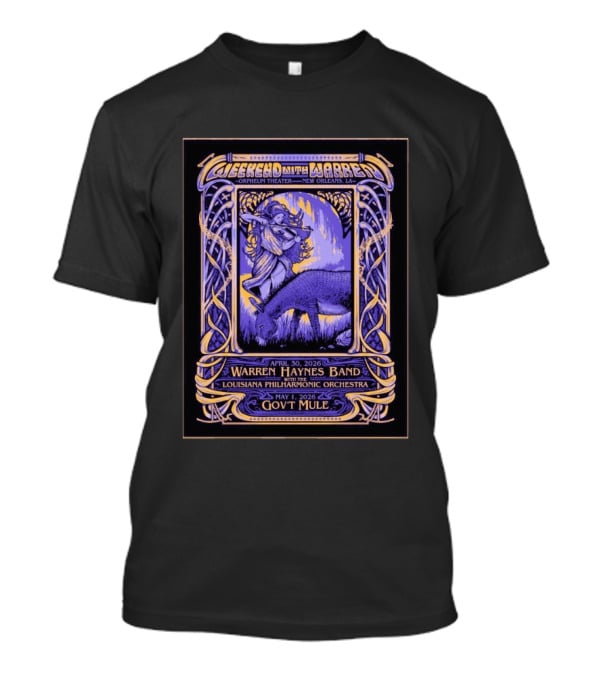 Weekend With Warren Haynes Band New Orleans Orpheum Theater April 30 May 1 2026 Louisiana Philharmonic Orchestra Gov't Mule T-Shirt