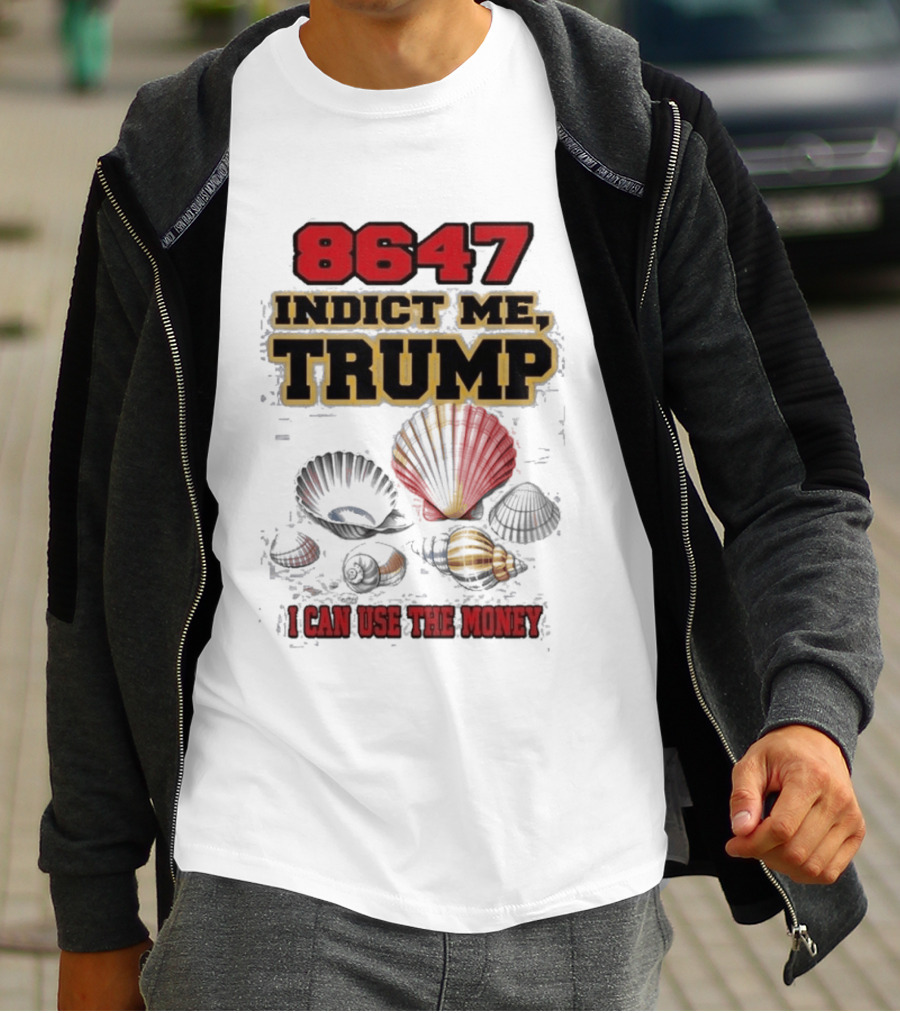 8647 Indict Me Trump I Can Use The Money Shells T-Shirt