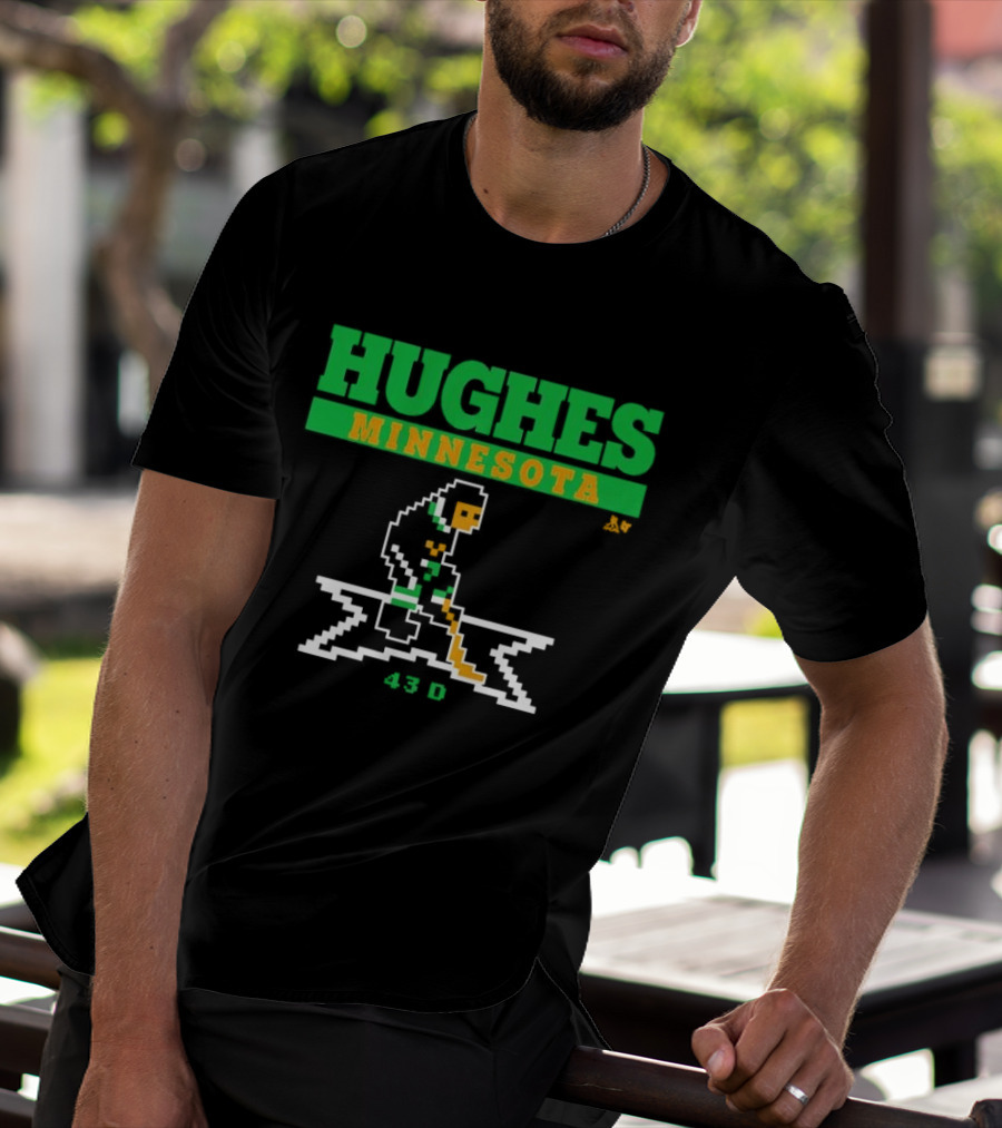 Hughes Minnesota Vintage 43 Hockey T-Shirt
