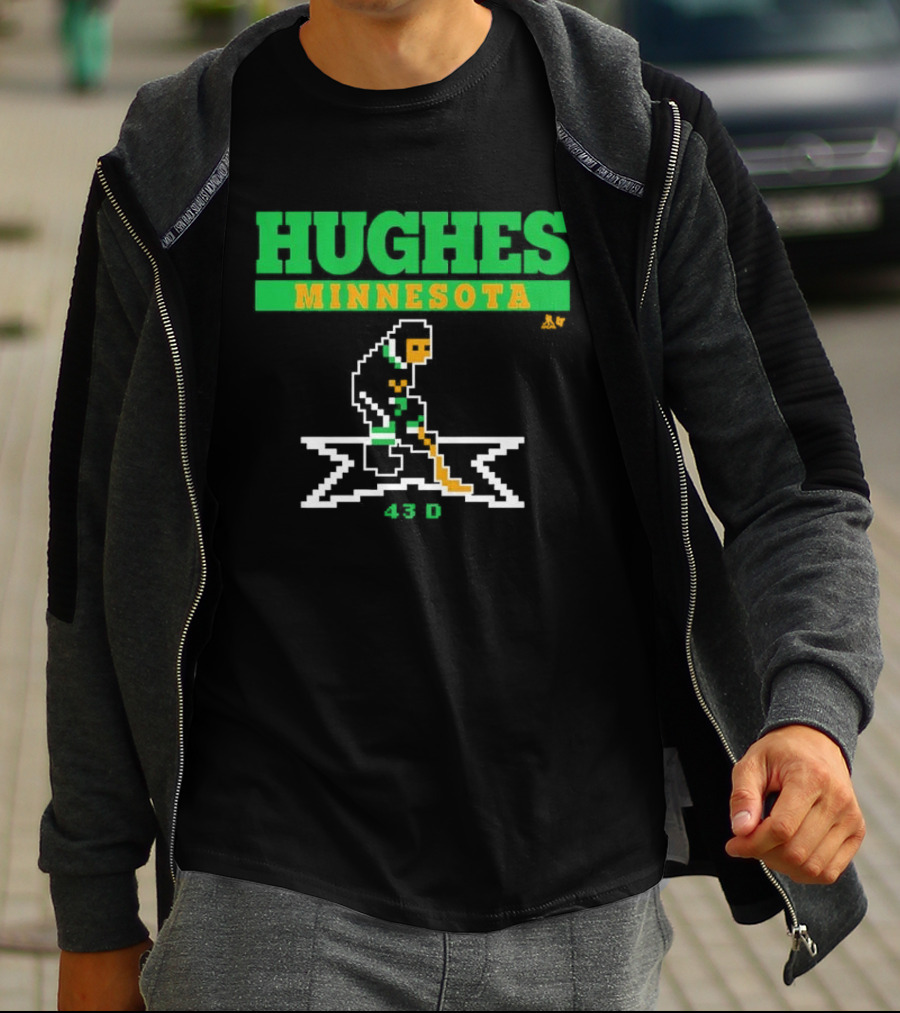 Hughes Minnesota Vintage 43 Hockey T-Shirt