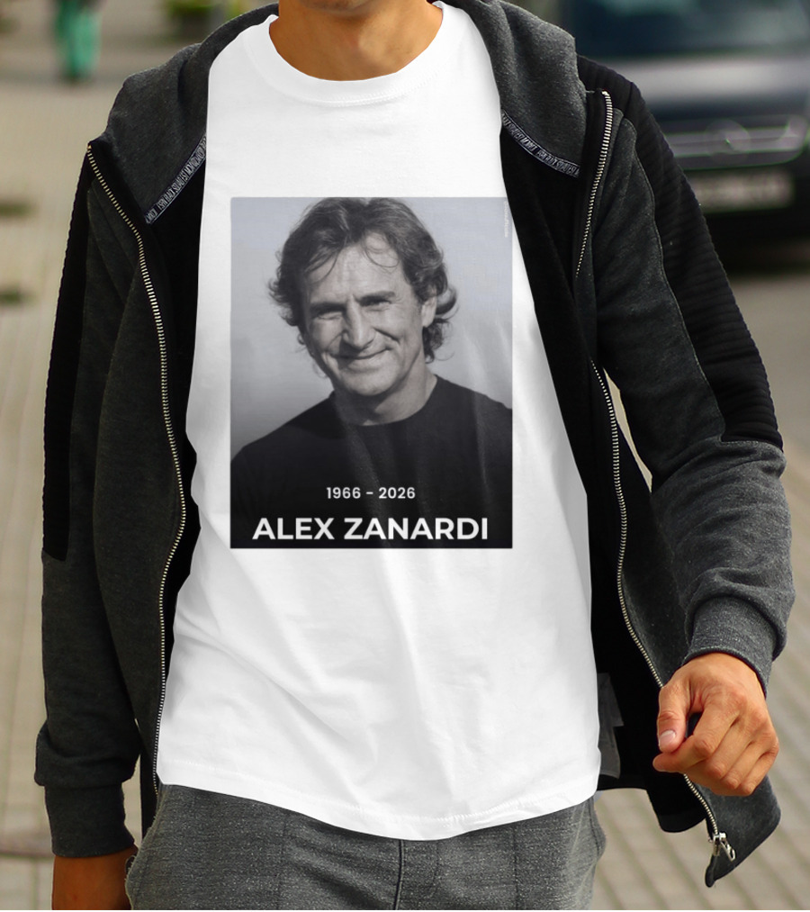 1966 2026 Alex Zanardi Con Profondo Dolore La Famiglia Comunica La Scomparsa Di Alessandro Zanardi T-Shirt