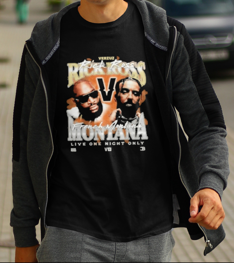 Rick Ross X French Montana Live One Night Only Verzuz Event Vibes T-Shirt