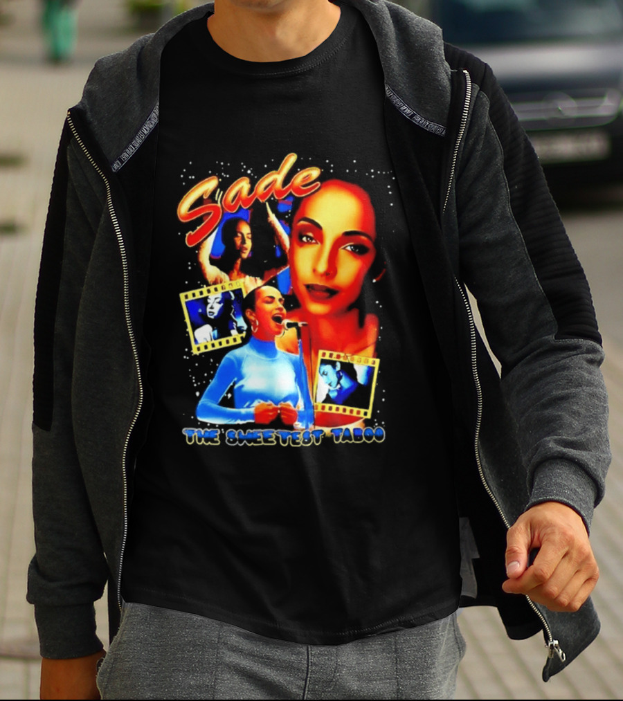 Sade The Sweetest Taboo Music Icon Montage T-Shirt