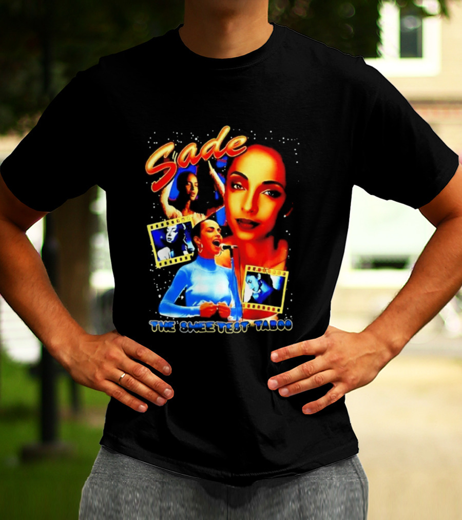 Sade The Sweetest Taboo Music Icon Montage T-Shirt