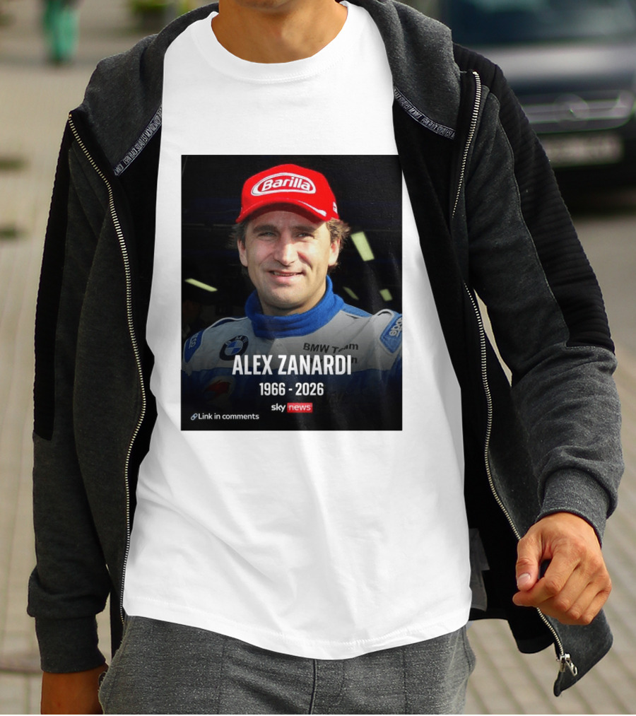 Die Sportwelt Trauert Um Ein Ganz Großes Vorbild Ruhe In Frieden Alex Zanardi 1966 2026 BMW Team Racing Sky News Barilla T-Shirt