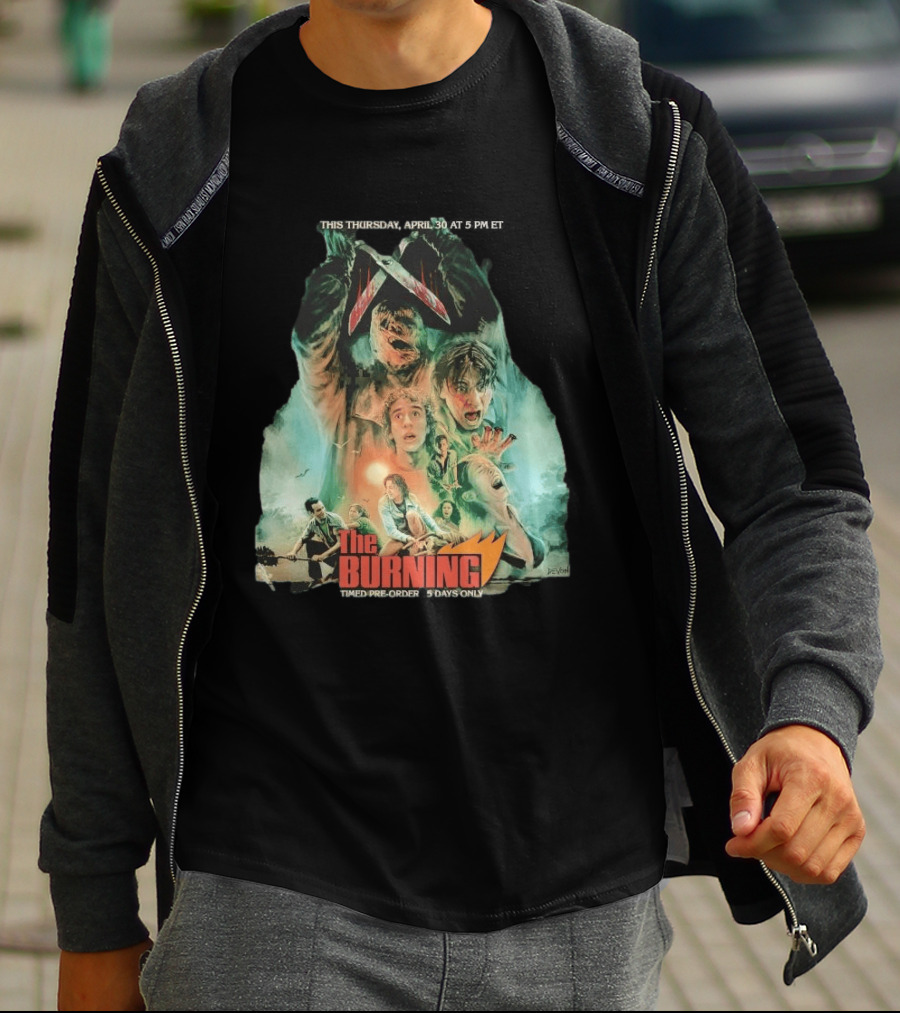 The Burning Cropsy's Revenge Horror Movie Timed Pre Order 5 Days Only T-Shirt