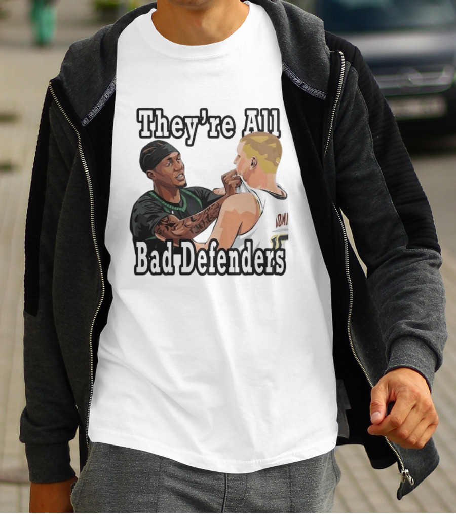 They're All Bad Defenders Minnesota Basketball Player Confrontation T-Shirt