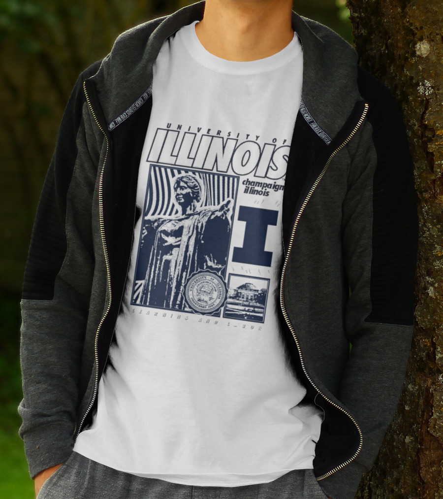 University Of Illinois Champaign Urbana Illinois Learning And Labor T-Shirt