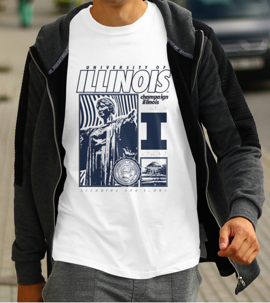 University Of Illinois Champaign Urbana Illinois Learning And Labor T-Shirt