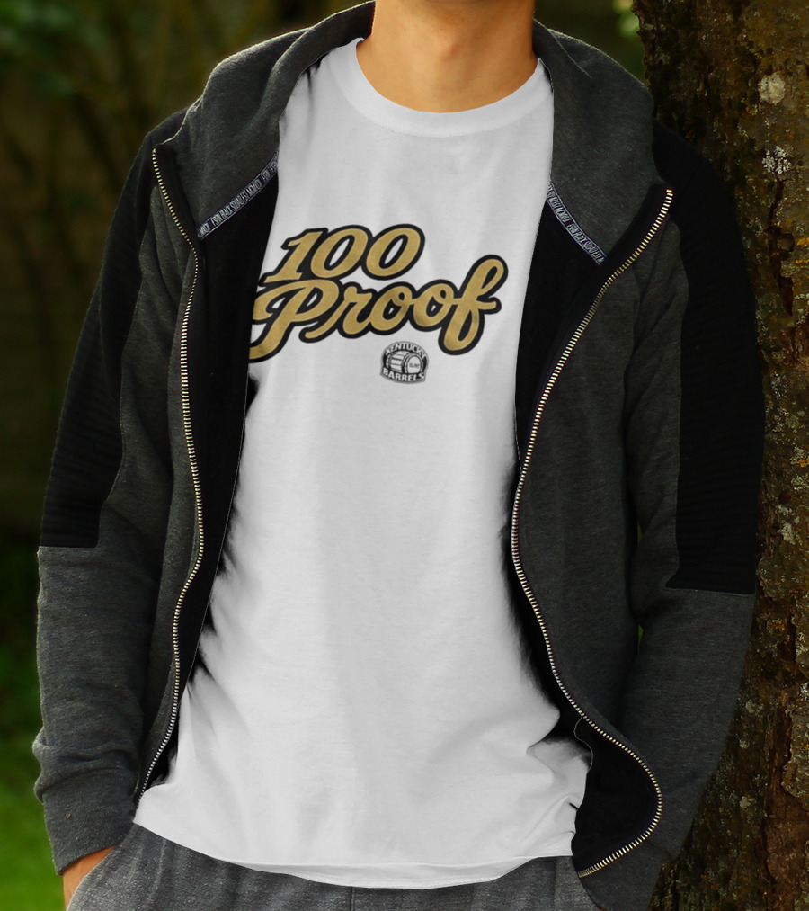 100 Proof Kentucky Barrels Football T-Shirt