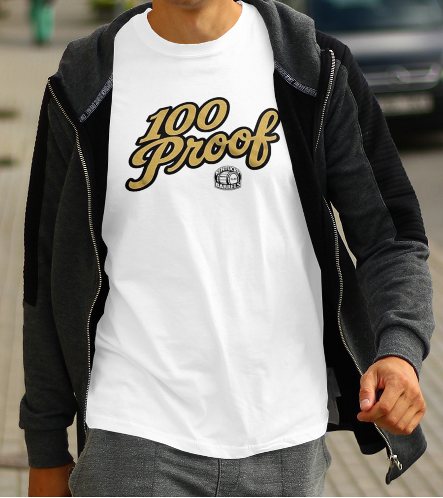 100 Proof Kentucky Barrels Football T-Shirt