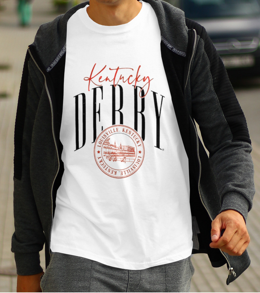 Kentucky Derby Louisville Hall Of Fame Gameday Social Oatmeal Cropped T-Shirt