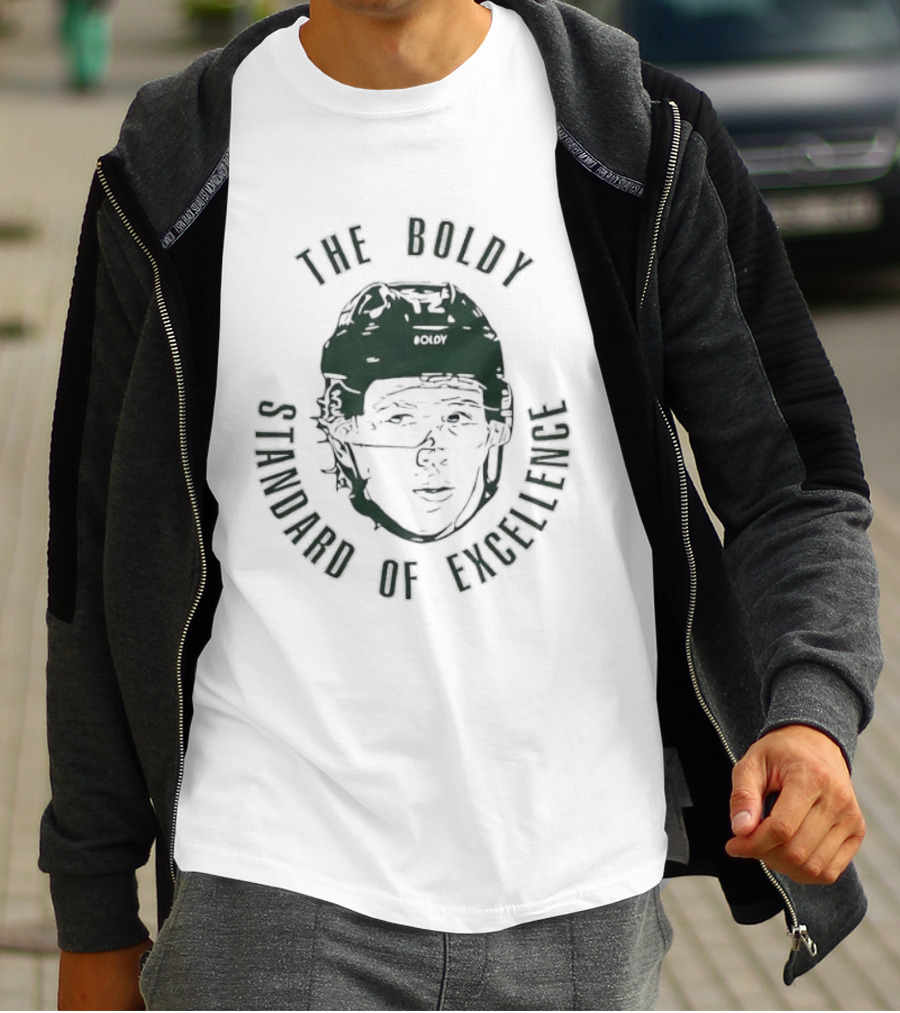 Matt Boldy The Boldy Standard Of Excellence Ice Hockey T-Shirt