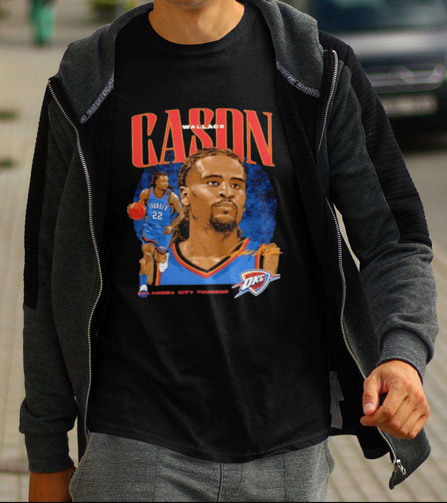 Cason Wallace Oklahoma City Thunder OKC Basketball Player 22 T-Shirt
