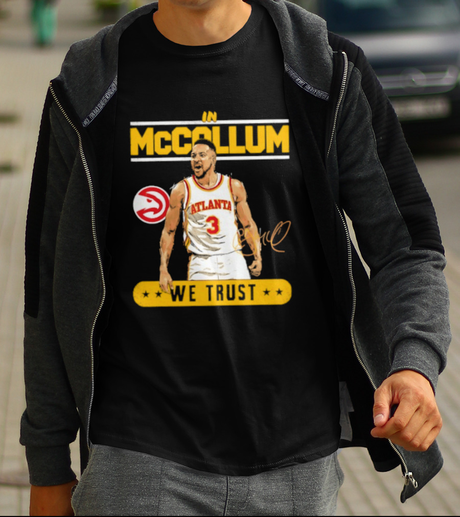 Atlanta Hawks CJ McCollum In McCollum We Trust T-Shirt