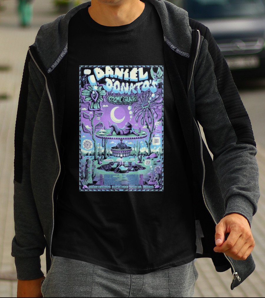 Daniel Donato Cosmic Country Horizons Spring Tour 2026 Psychedelic Landscape T-Shirt