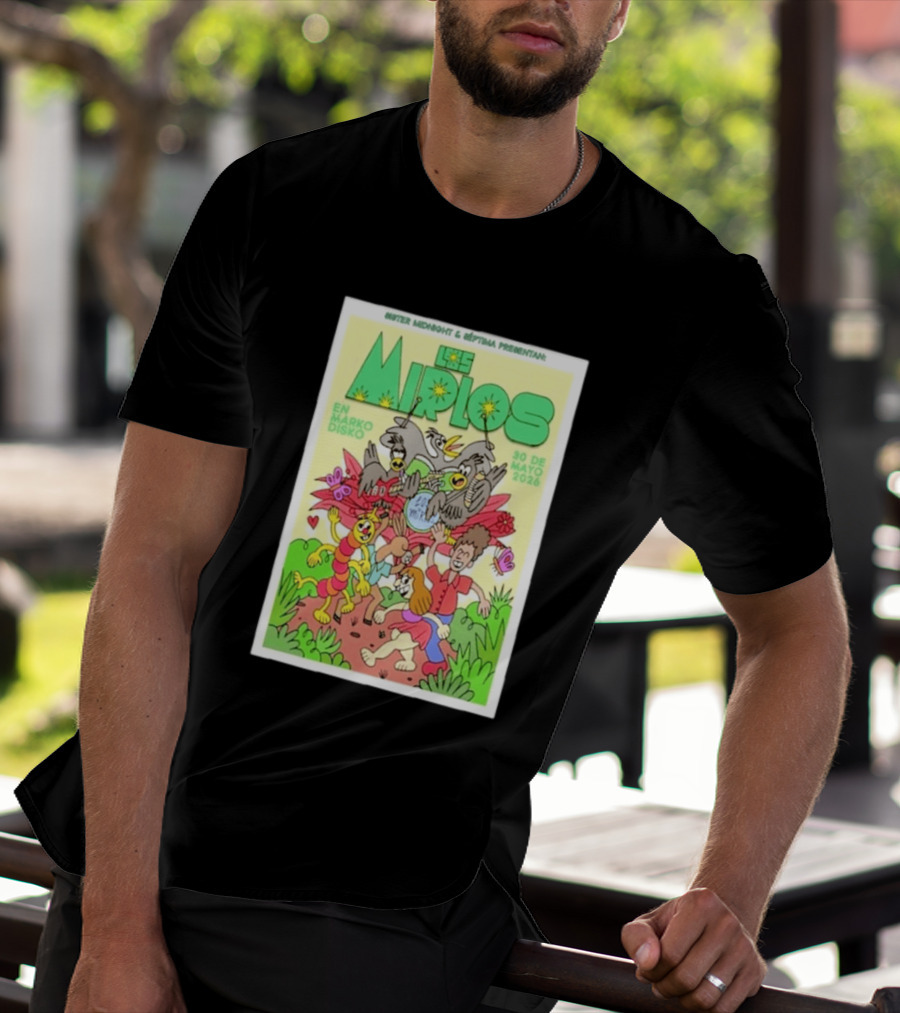 Mister Midnight Y Réptima Presentan Los Mirlos En Marko Disko Tijuana Mayo 30 2026 T-Shirt