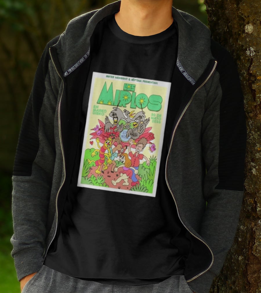 Mister Midnight Y Réptima Presentan Los Mirlos En Marko Disko Tijuana Mayo 30 2026 T-Shirt