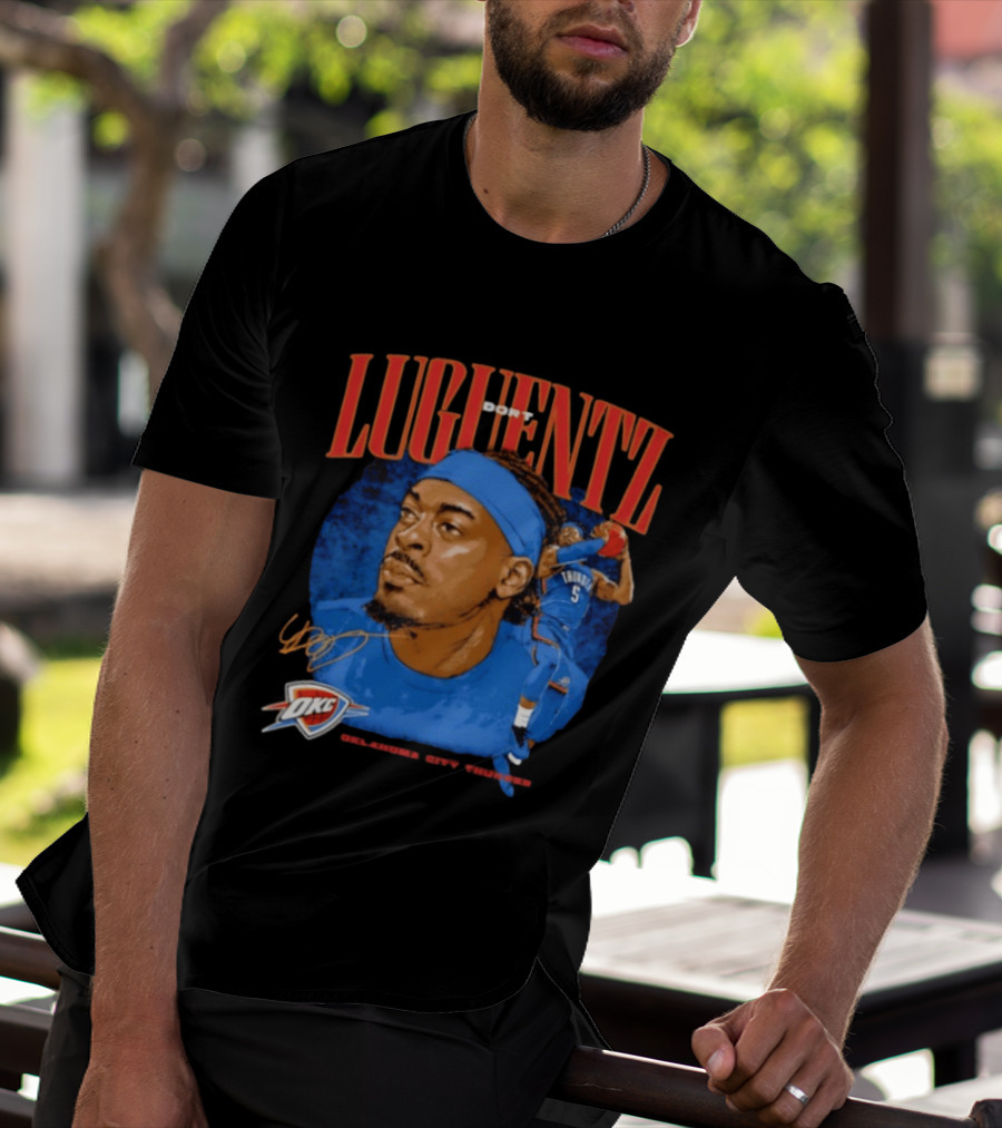 Luguentz Dort Oklahoma City Thunder Basketball OKC Star Player T-Shirt