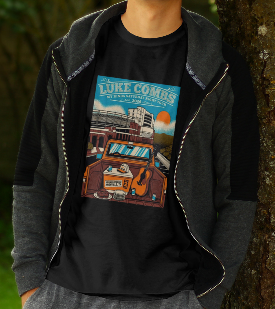 Luke Combs My Kinda Saturday Night Tour 2026 Neyland Stadium Knoxville TN May 02 T-Shirt