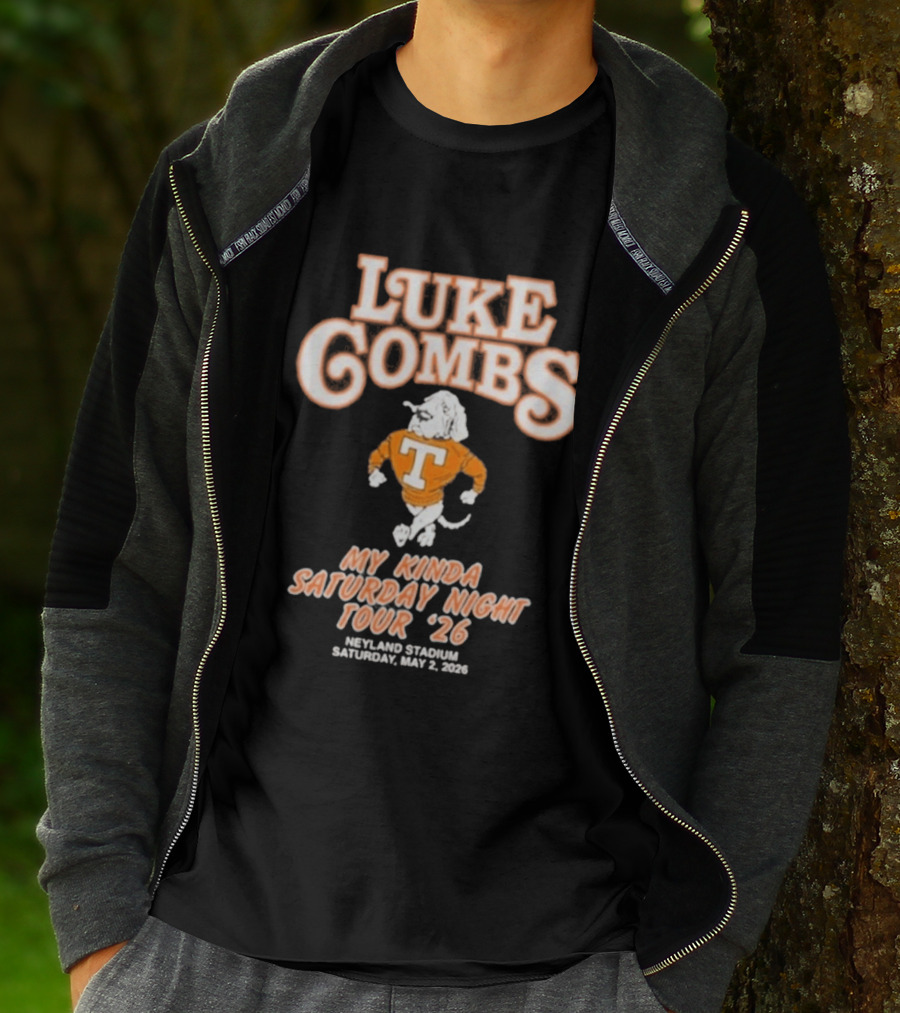Luke Combs My Kinda Saturday Night Tour '26 Neyland Knoxville Tennessee May 02 T-Shirt