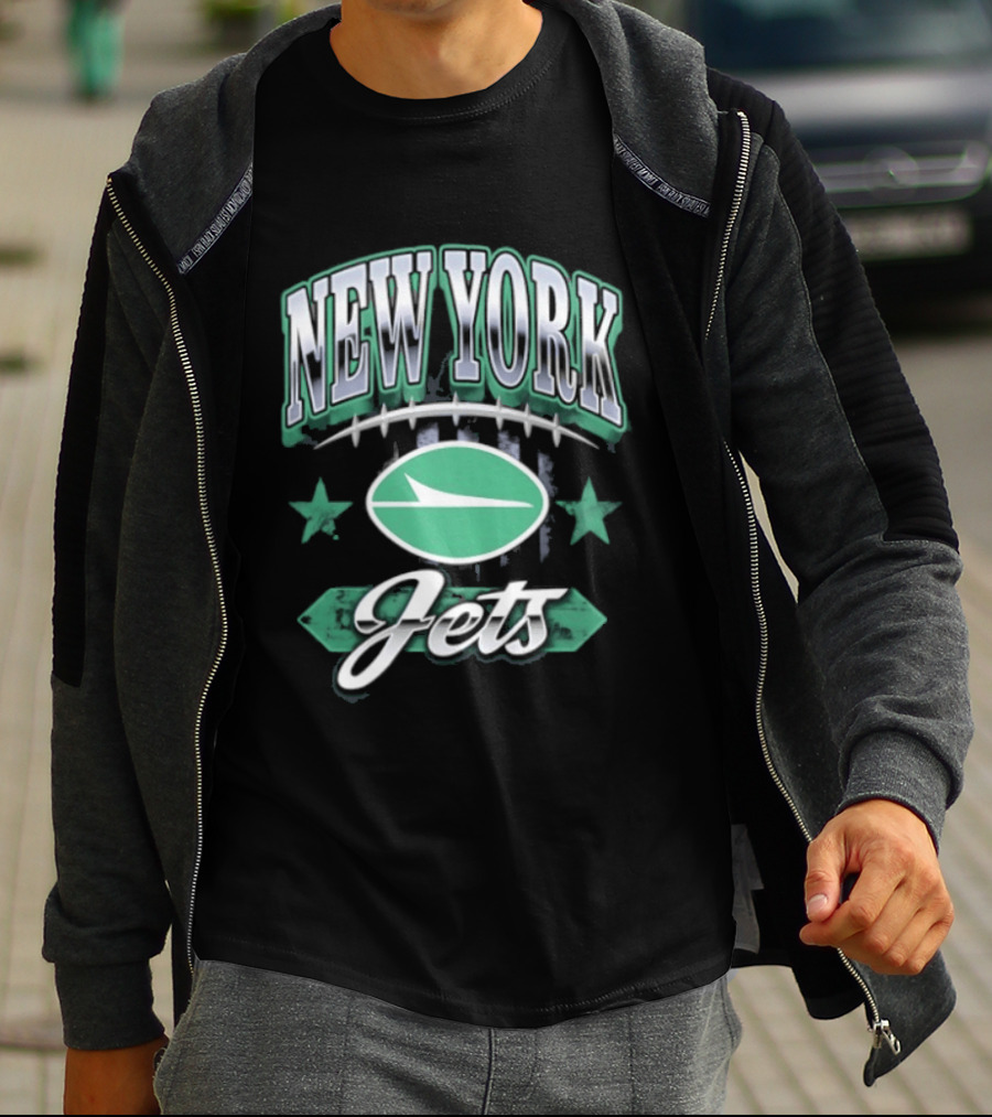 New York Jets Americana 2026 Oval Emblem Stars T-Shirt