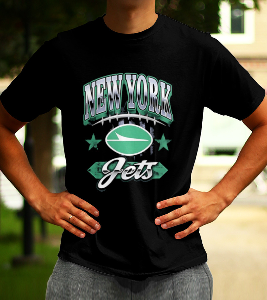 New York Jets Americana 2026 Oval Emblem Stars T-Shirt
