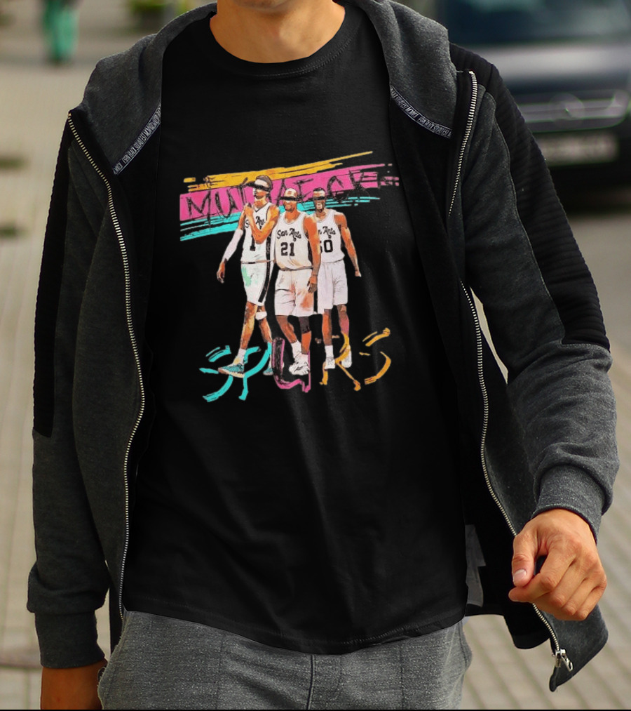 Muthafuckin San Antonio Spurs 2026 Retro Basketball Legends T-Shirt