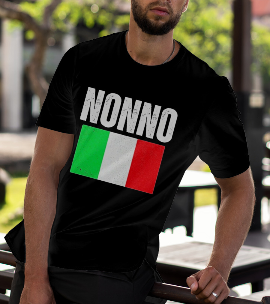Nonno Italian Flag Patriotic Italy Heritage T-Shirt