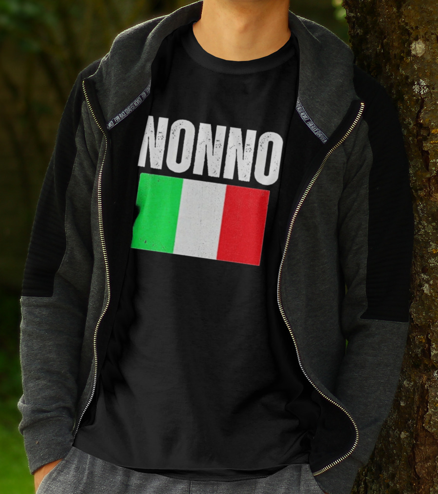 Nonno Italian Flag Patriotic Italy Heritage T-Shirt
