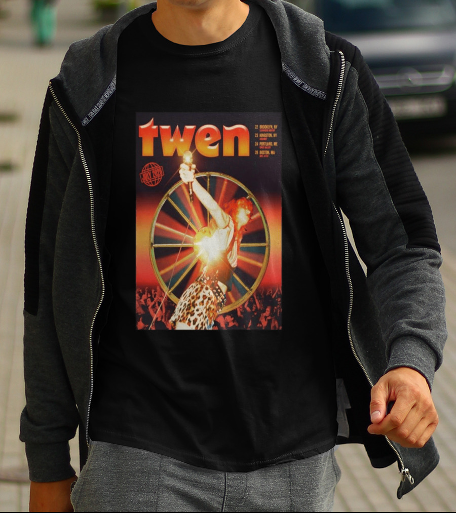 Twen Summer Heat Tour July 2026 Brooklyn Kingston Portland Boston T-Shirt