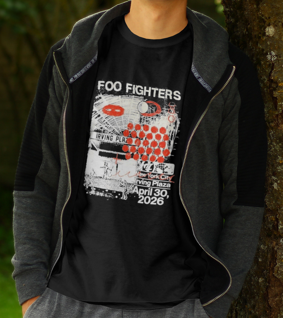 Original Foo Fighters Secret Show Irving Plaza New York City April 30 2026 Your Favorite Toy T-Shirt