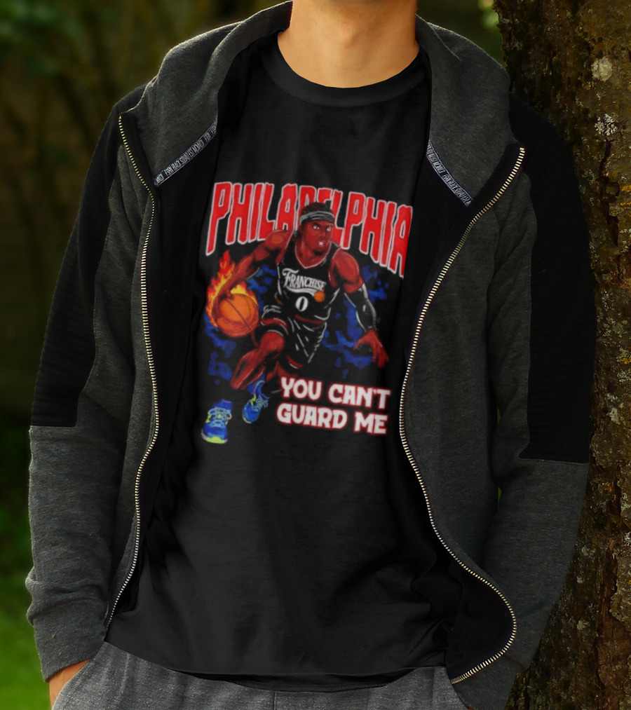 Philadelphia Tyrese Maxey You Can't Guard Me Basketball T-Shirt