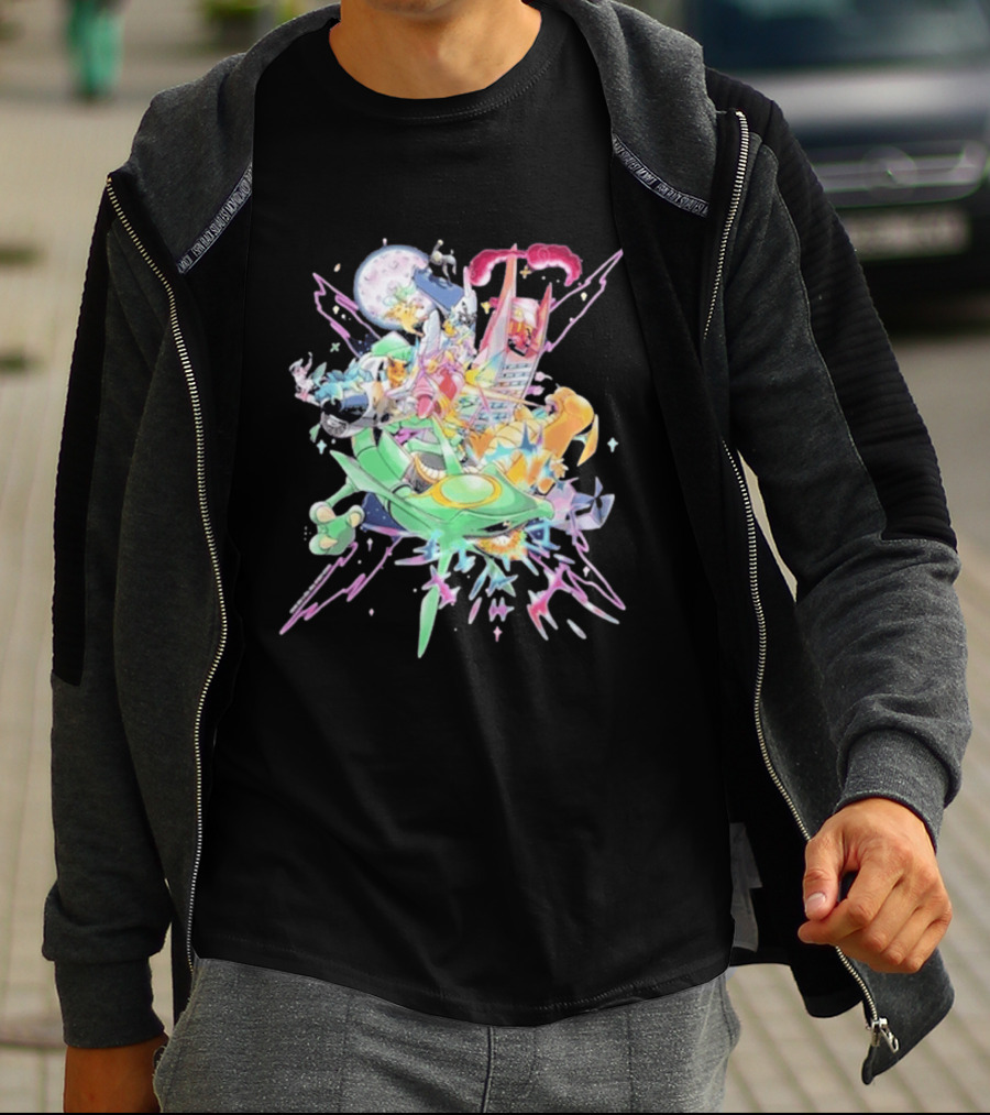 Pokémon Sword Shield Evolving Skies 2026 Vibrant Character Explosion T-Shirt