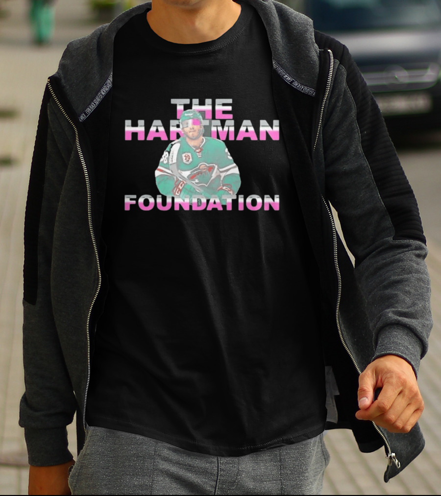 Ryan Hartman Hockey The Hartman Foundation Minnesota Wild Jersey T-Shirt