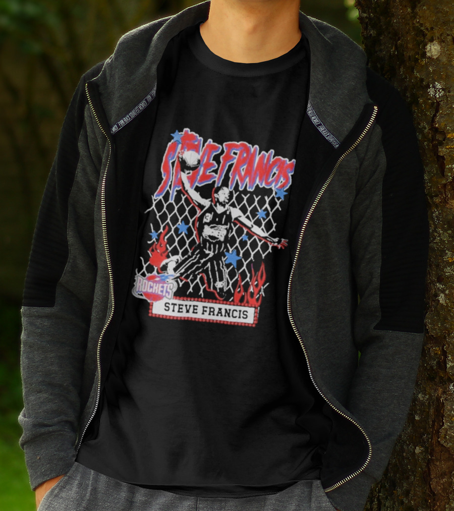Steve Francis Rockets Mitchell & Ness NBA Street Player Houston T-Shirt