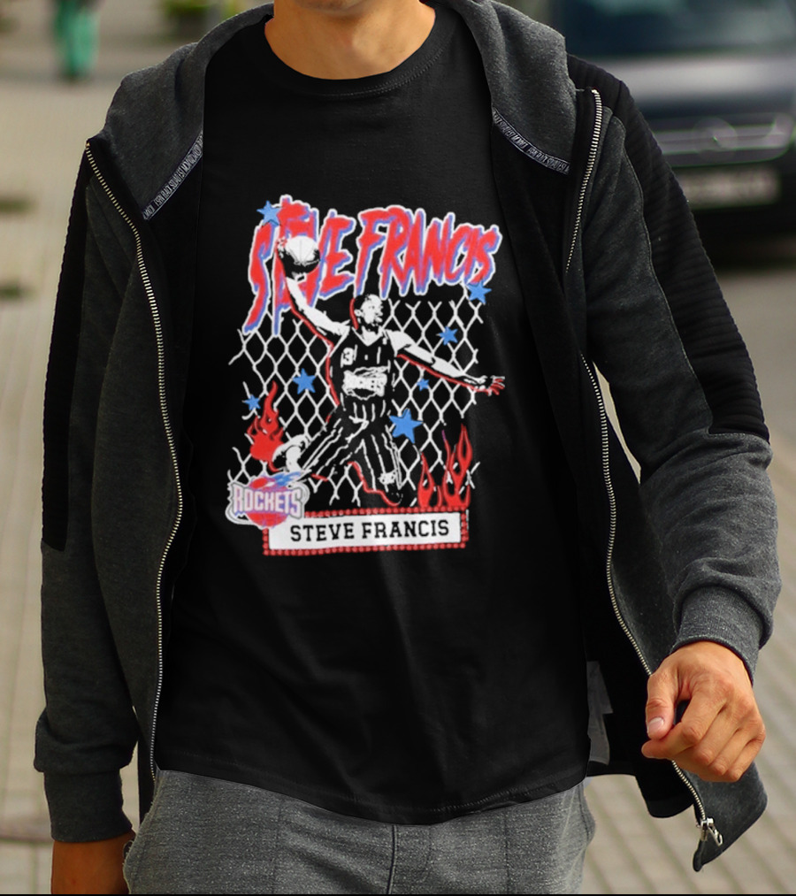 Steve Francis Rockets Mitchell & Ness NBA Street Player Houston T-Shirt