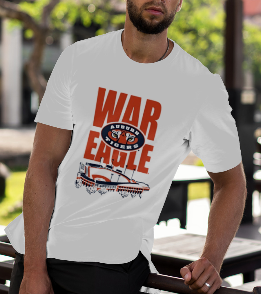 Auburn Tigers War Eagle Baseball Stadium Tiger Eyes T-Shirt
