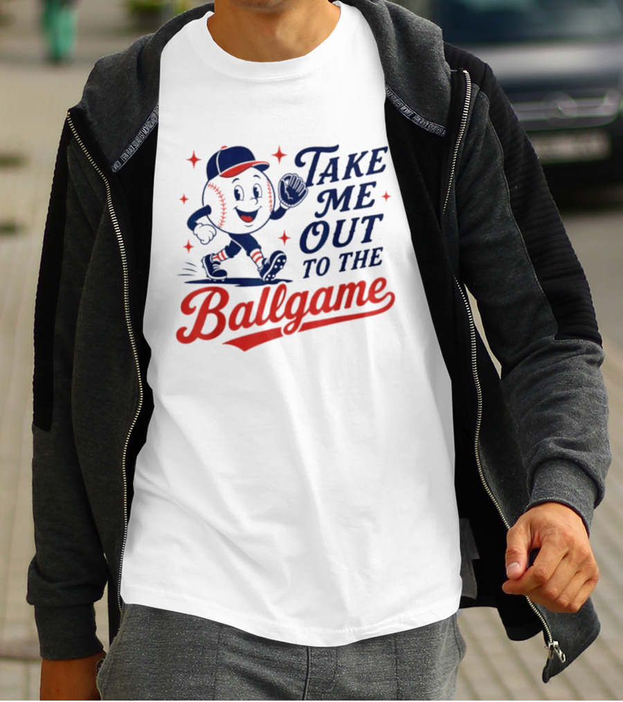 Take Me Out To The Ballgame Baseball T-Shirt